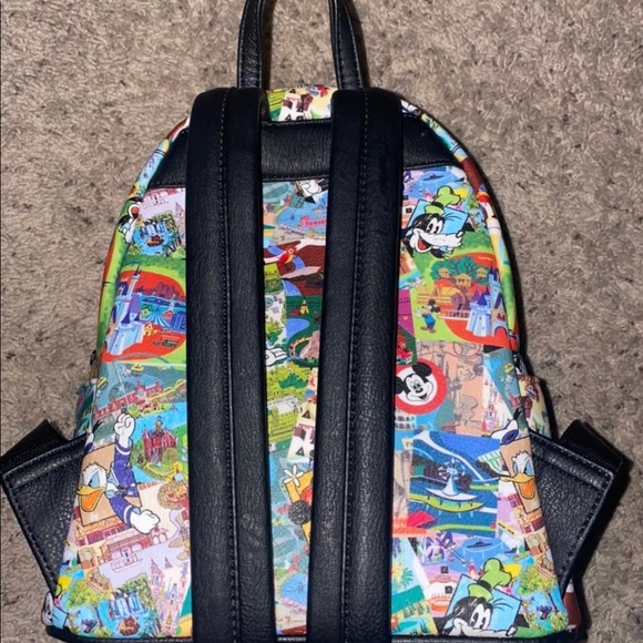 Disney Parks Collage Mini Backpack - Picture 2 of 3